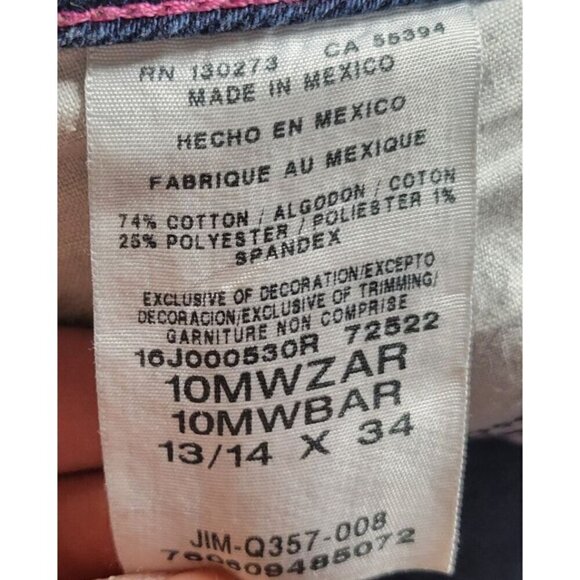 Wrangler Blue Jeans - Size 13/14 x 34 - Picture 13 of 13